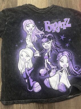 Bratz Girls Graphic Tee - Black & Purple